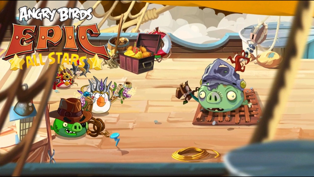 Angry Birds Epic All Stars: Volcano Jaw Boss Fight