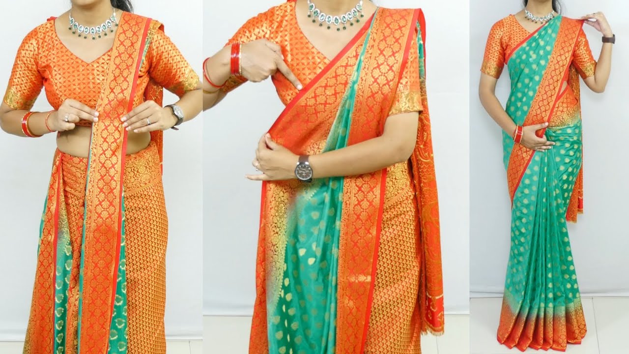 Full Nivi Drape | Saree Draping Style | Easy Saree Draping | Saree Wearing