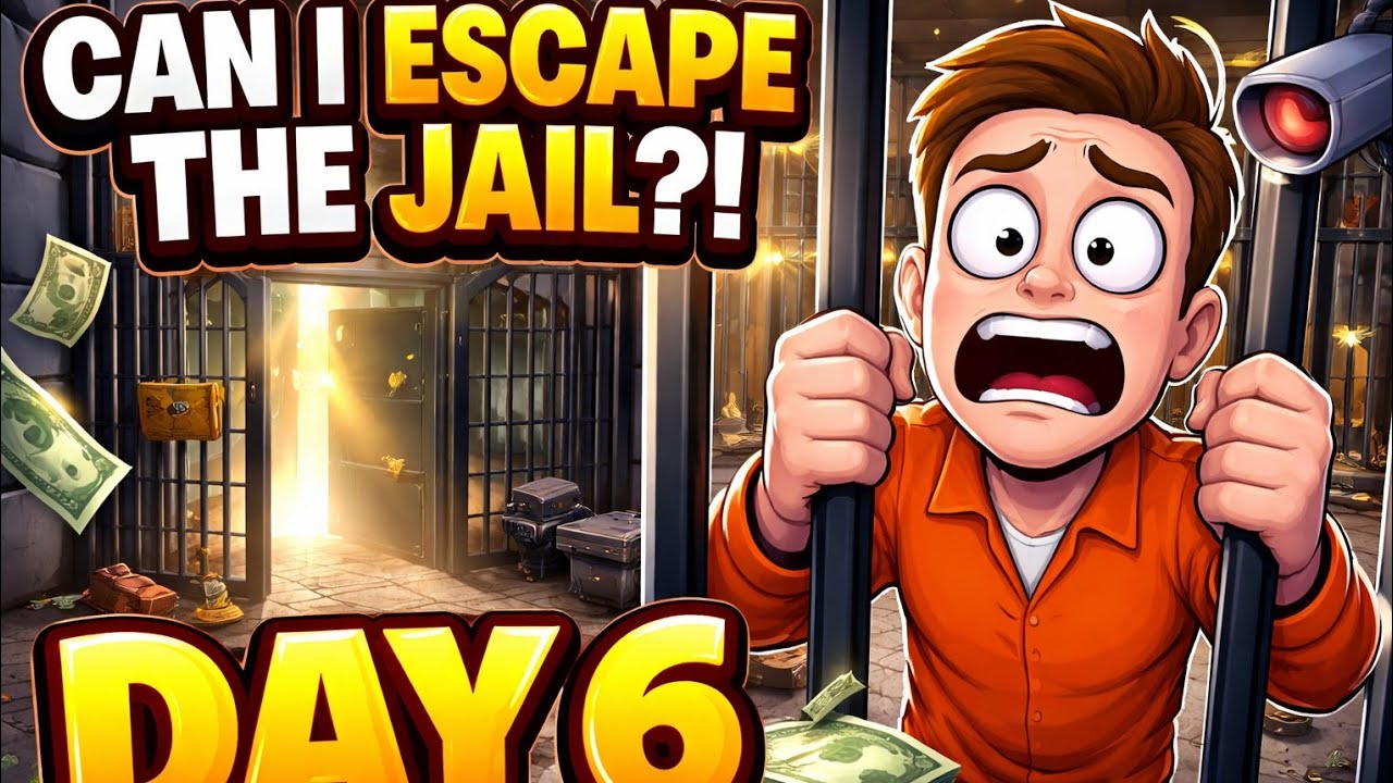Esacape the jail 😱😱 Day 6