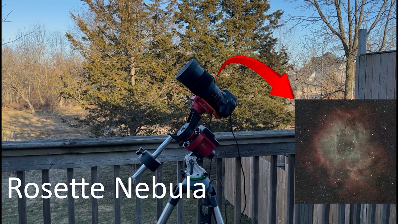 Capturing The Rosette Nebula From My Backyard!