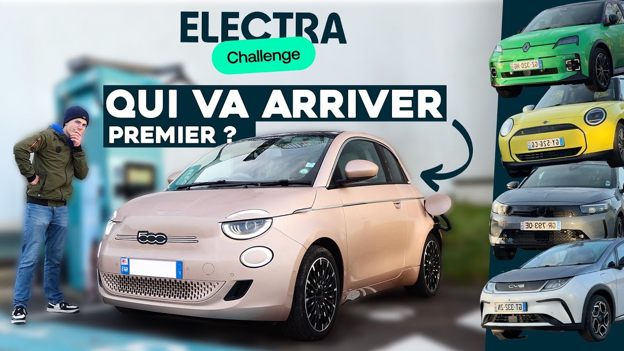 On compare le TOP 5 des citadines 100% électriques sur 500 km ! (Electra Challenge 2024 Ep.1)