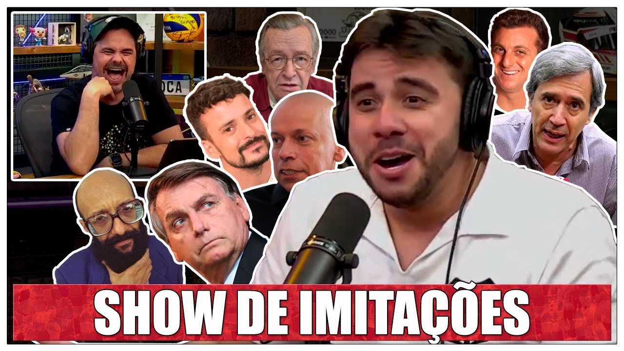 ANDR&Eacute; ALBA IMPRESSIONA CARIOCA COM SUAS IMITA&Ccedil;&Otilde;ES | PODCORTES