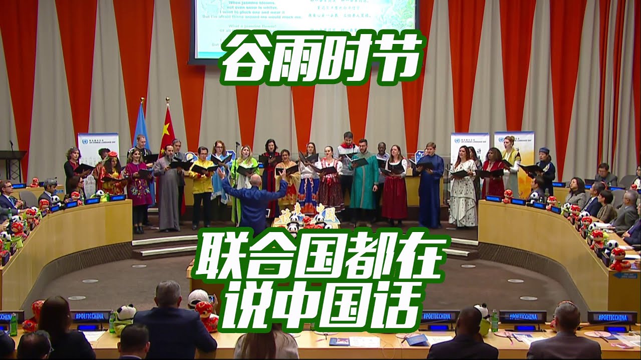 谷雨时节 联合国都在说中国话