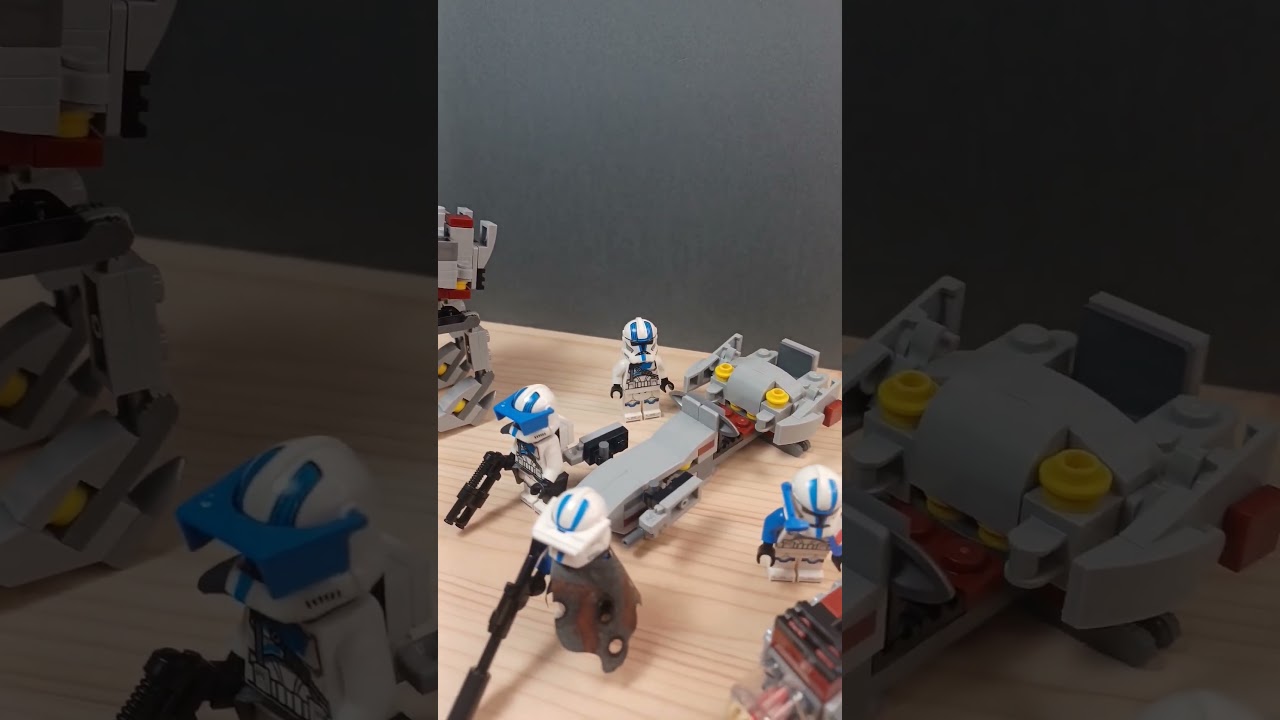 LEGO 501st BattlePack Alt. build - BARC Speeder & Walker INSTRUCTIONS #legostarwars #lego #clones