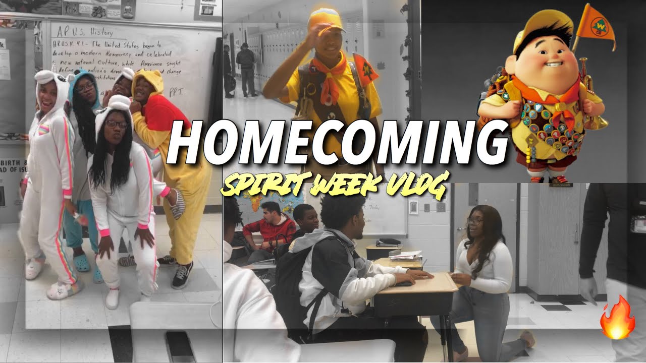 HOMECOMING SPIRIT WEEK VLOG 🔥 | Annasimone