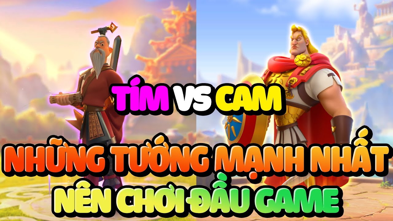 Hướng Dẫn Chọn Những Tướng Mạnh Nhất Người Chơi Mới Nên Có Rise of Kingdoms 2025! ( Dưới 250 Ngày)