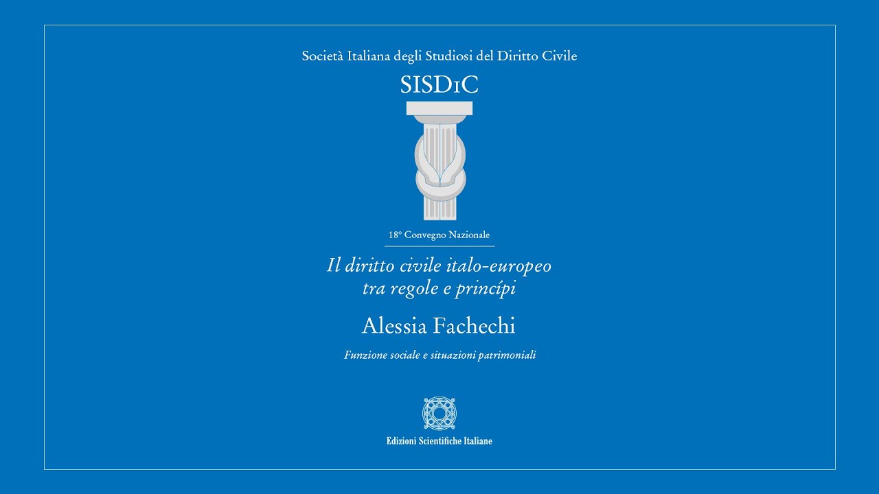 Funzione sociale e situazioni patrimoniali, A. FACHECHI