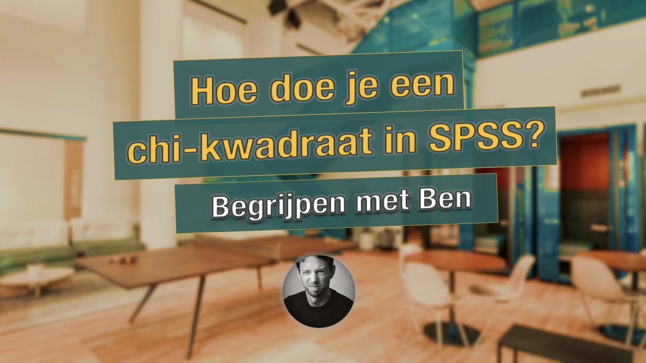 Hoe doe je een chi-kwadraat in SPSS?