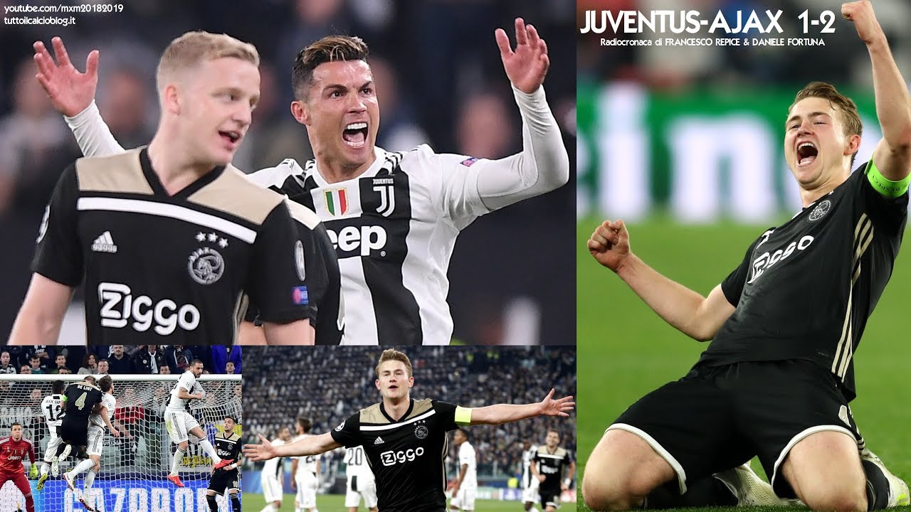 JUVENTUS-AJAX 1-2 - Radiocronaca di Francesco Repice e Daniele Fortuna (16/4/2019) da Rai Radio 1