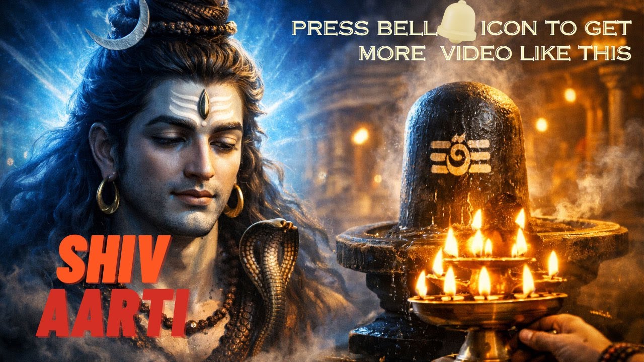 ॐ नमः शिवाय 🙏 | श्री शिव आरती | सुबह-शाम सुनने से मिले शांति और आशीर्वाद