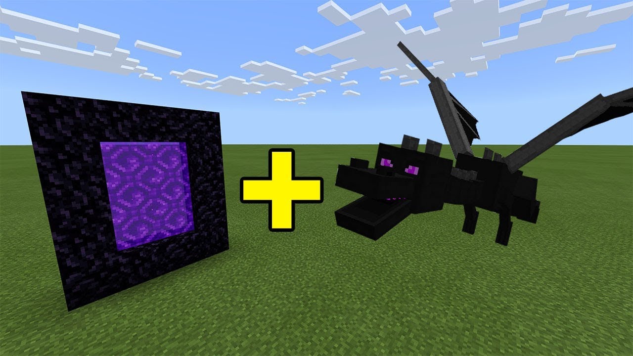 I Sent an Ender Dragon to the Nether Portal in Minecraft - Here's What Happened...