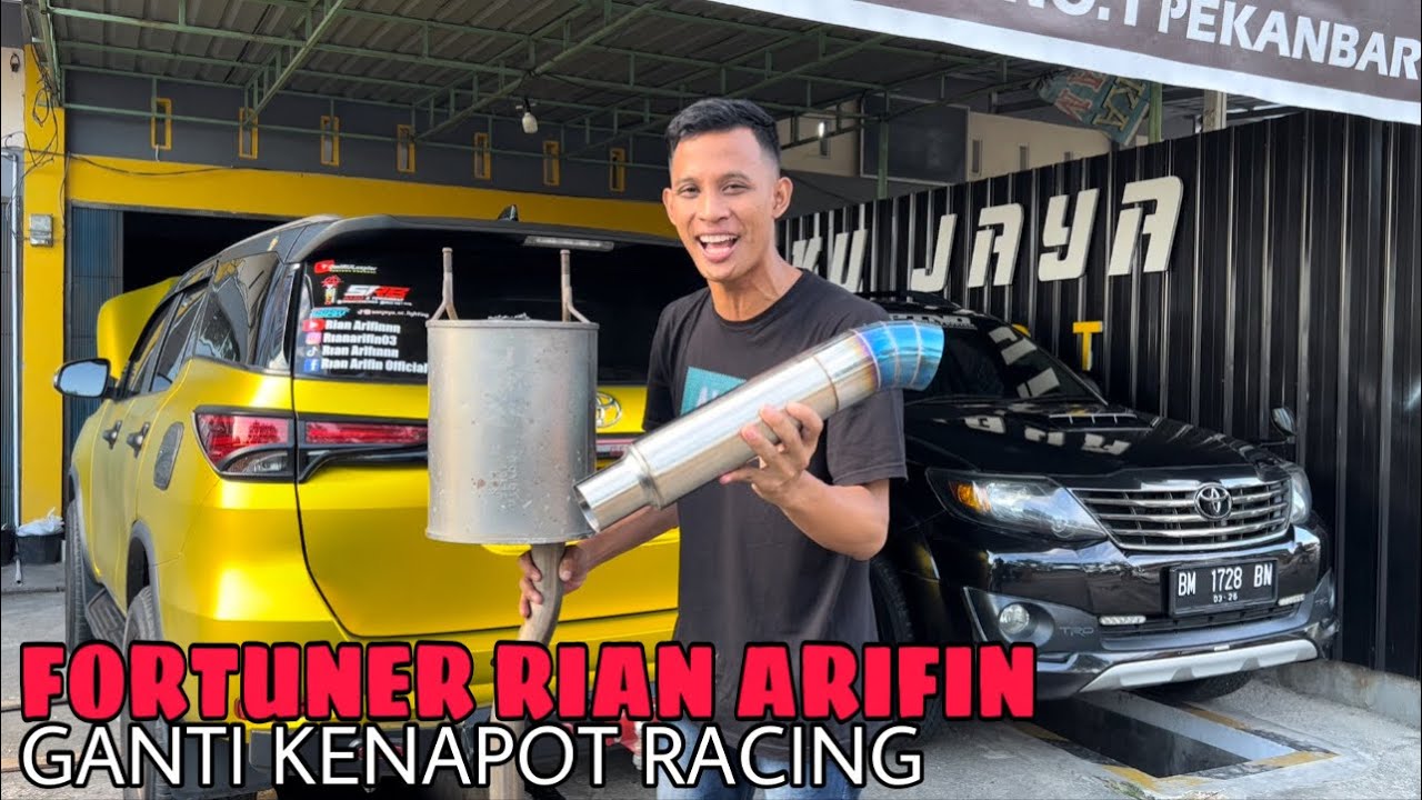 Fortuner Rian Arifin Ganti Kenalpot Racing!