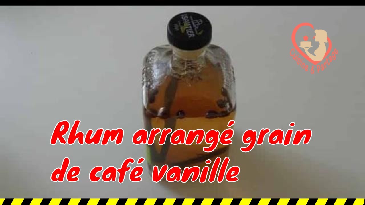 Rhum arrangé grain de café-vanille. Comment faire ? Allez, rendez-vous en cuisine