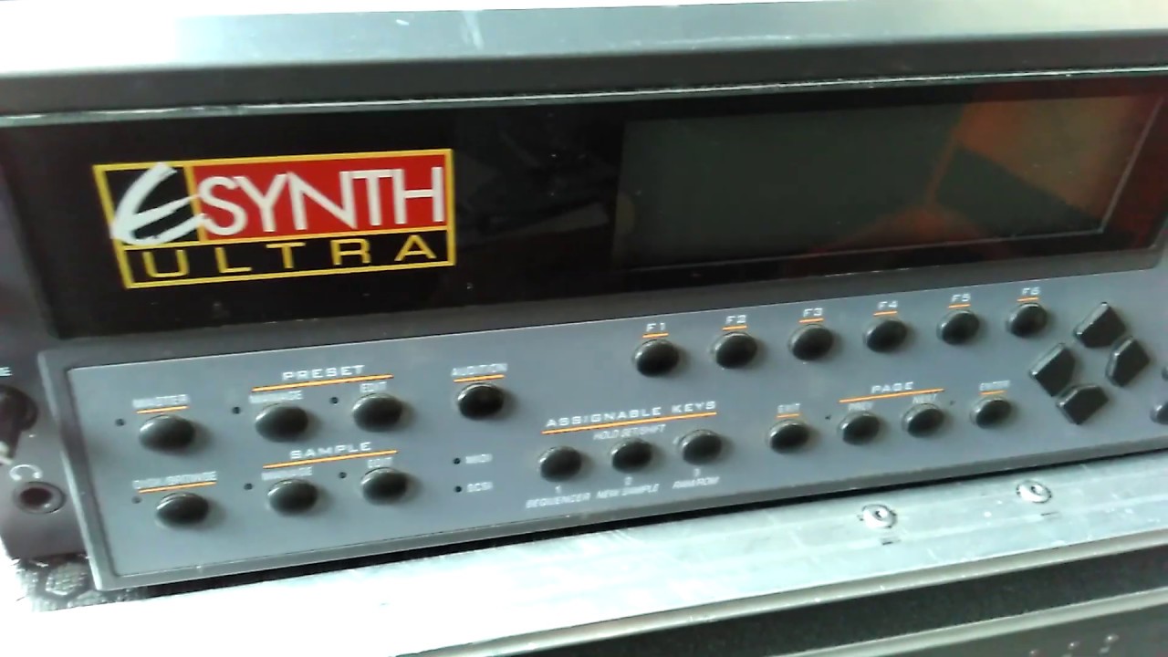 E-Mu ESynth Ultra sampler IDE Hard Drive installation