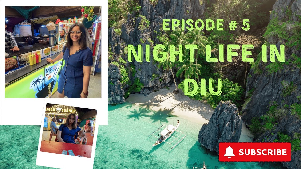 Diu Night life | Travel vlog | Diu Tourist Place #diu #damandiu #nightlife #tourism#gujarat #travel