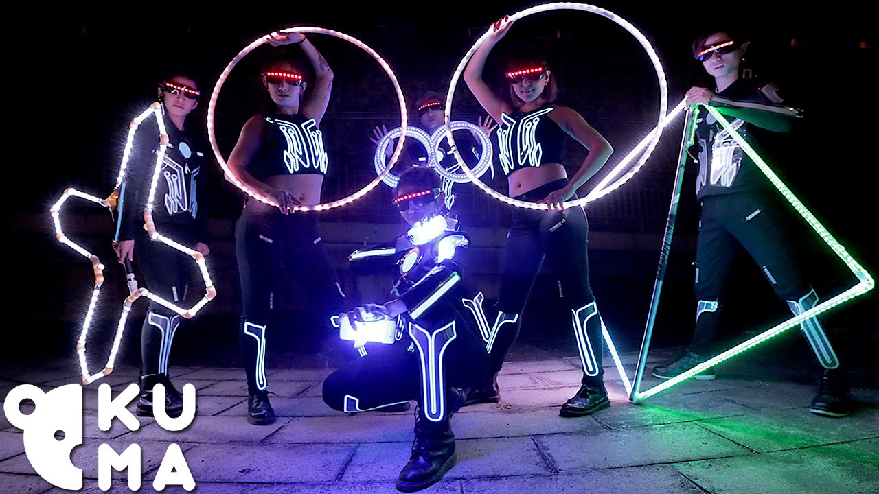 Tron LED Light Show! (WARNING: May Cause Seizures 😄)