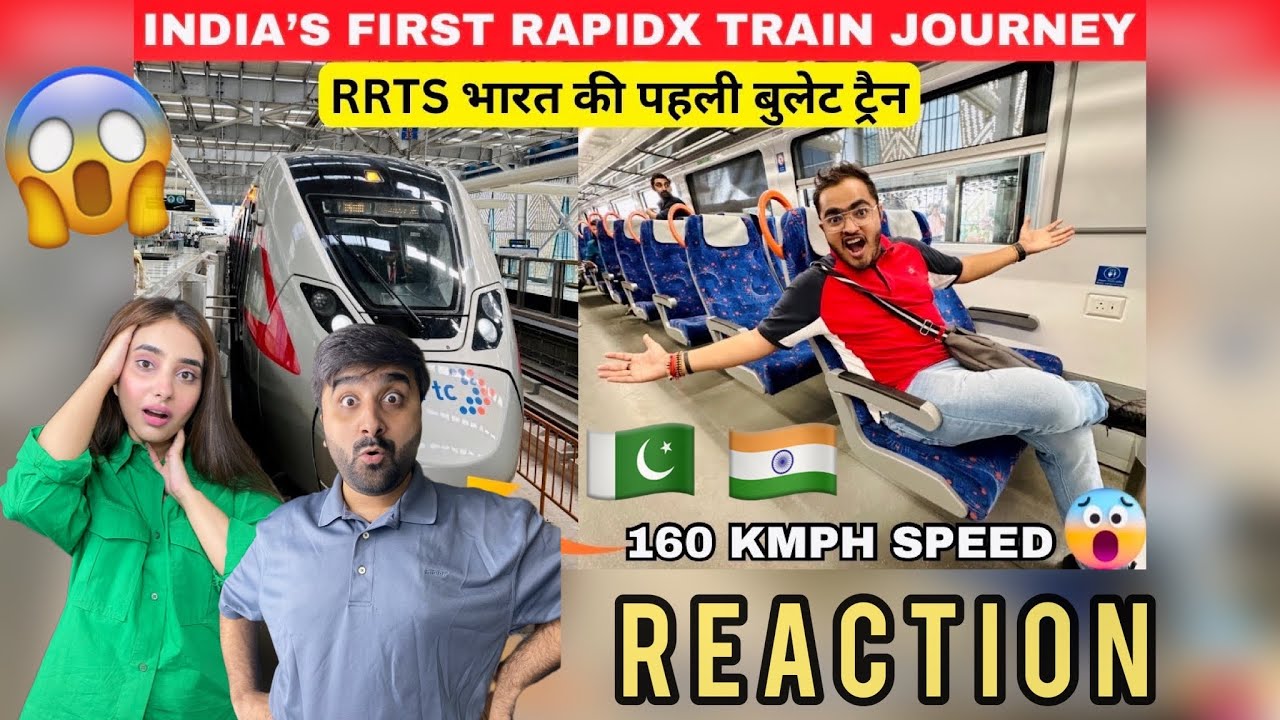 PAK REACTS ON INDIA’S FIRST RAPID X TRAIN JOURNEY 🚄🇵🇰🇮🇳