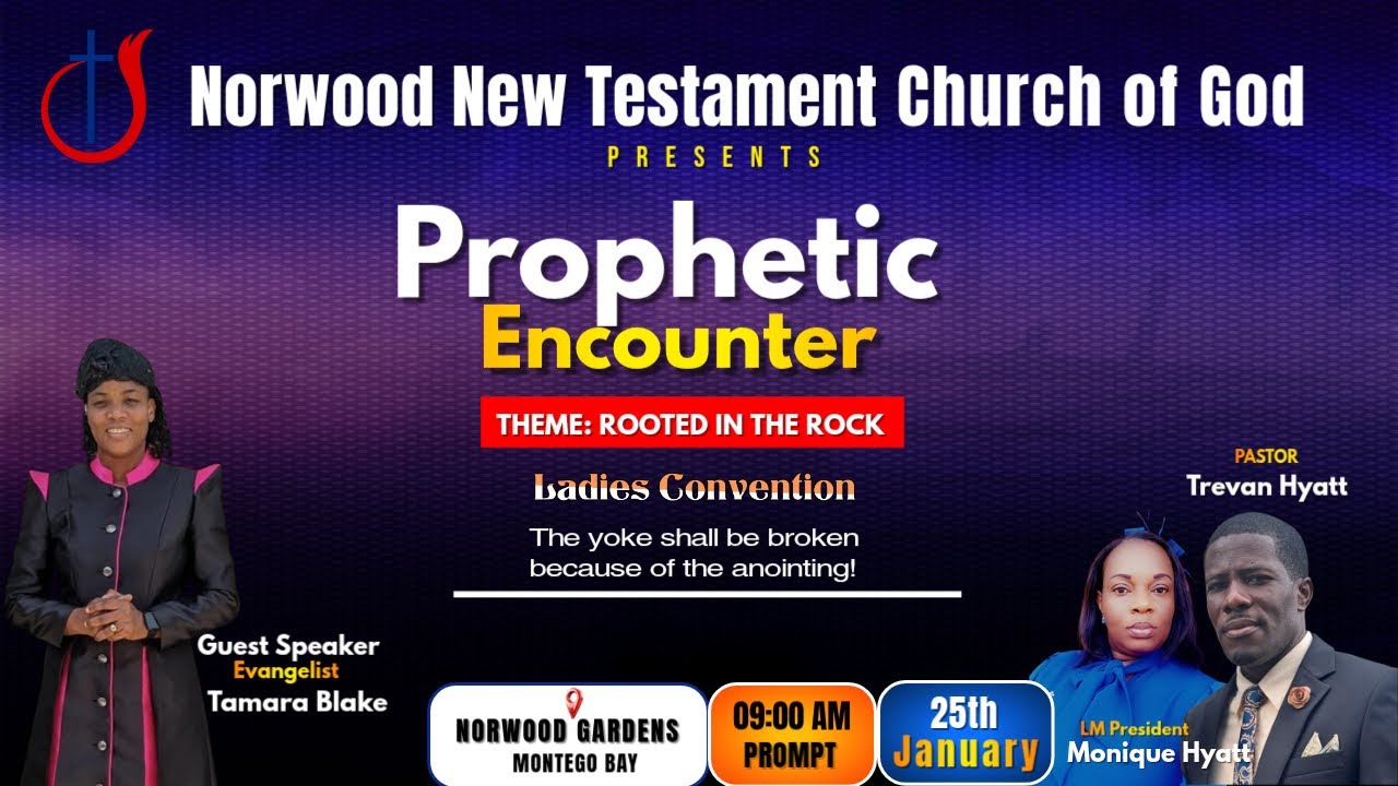 Prophetic Encounter | Ladies Convention | Norwood New Testament COG| Sunday 25th, 2026