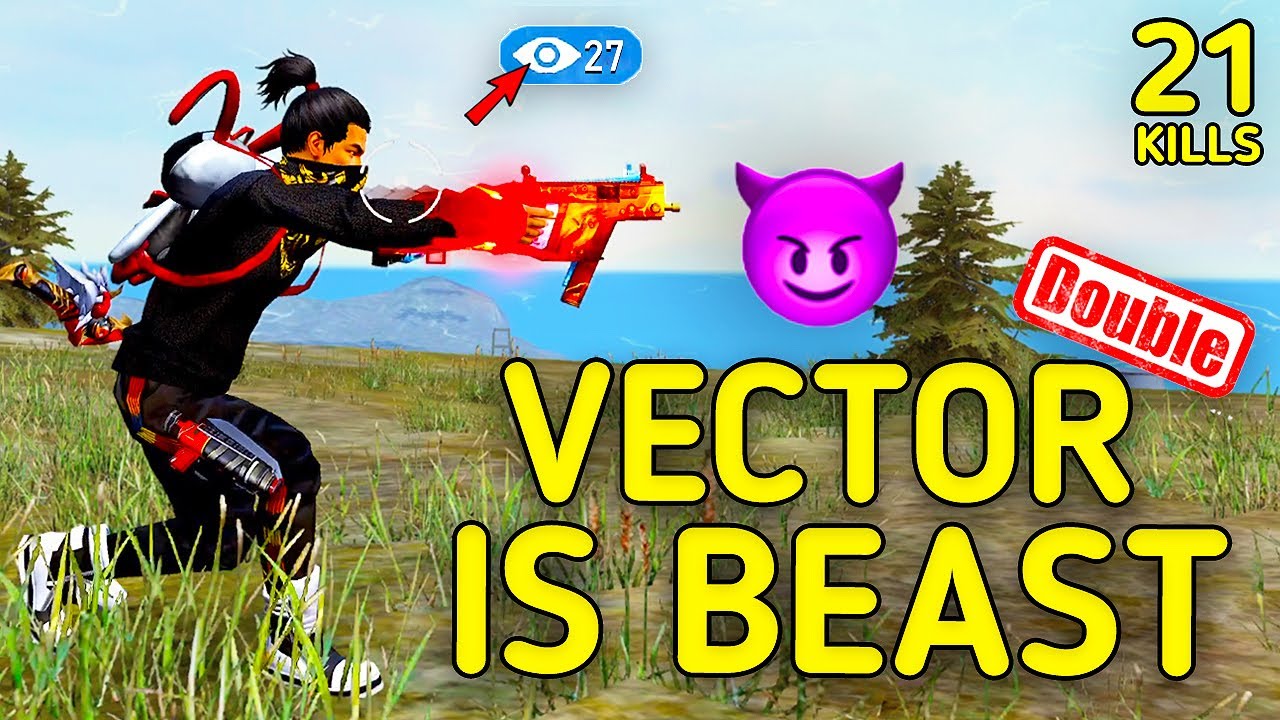 SOLO VS SQUAD || DOUBLE VECTOR IS BEAST🔥!!! FIRST EVER GAMEPLAY WIT 2xVECTOR😱| 99% HEADSHOT INTEL I5