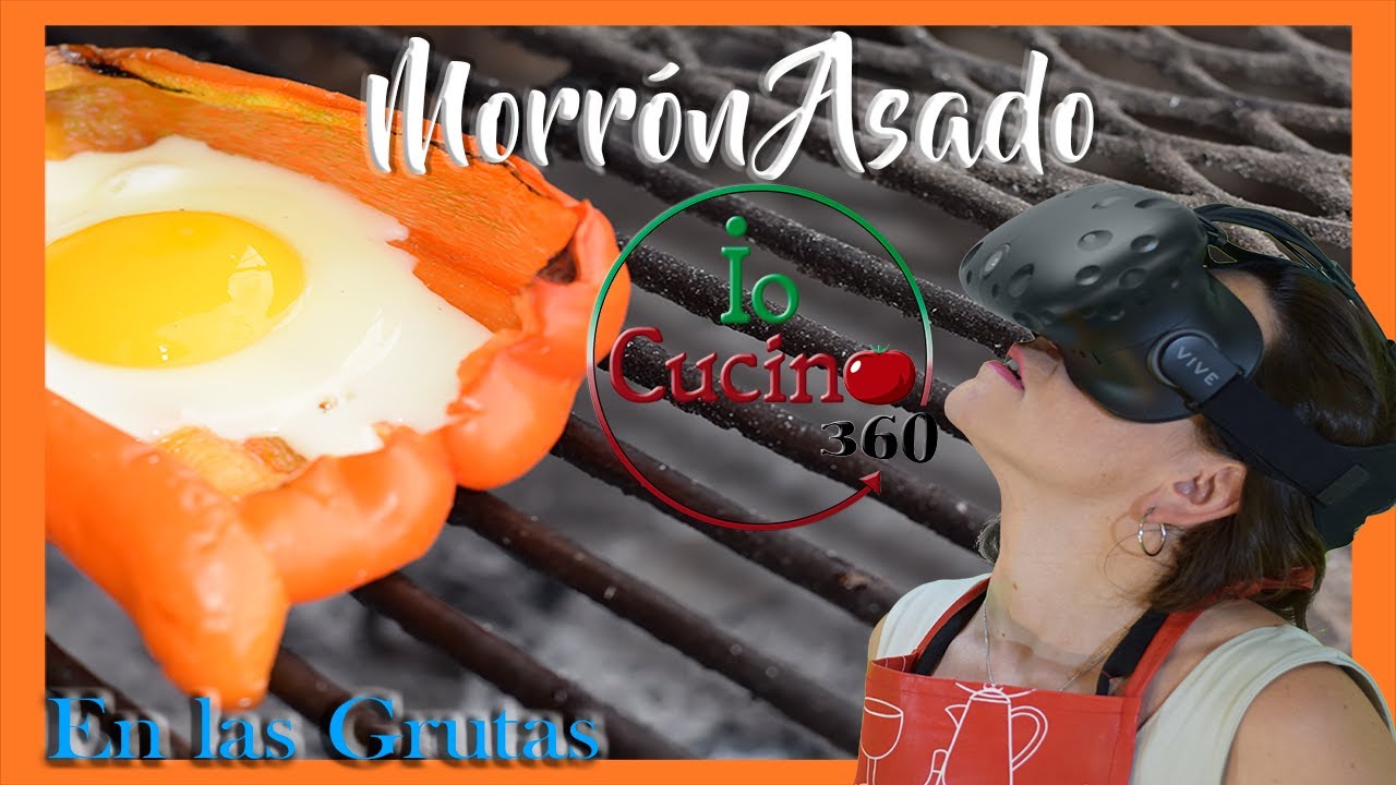 🍳 MORRON CON HUEVO a la parrilla INSUPERABLE | Míralo en 360°