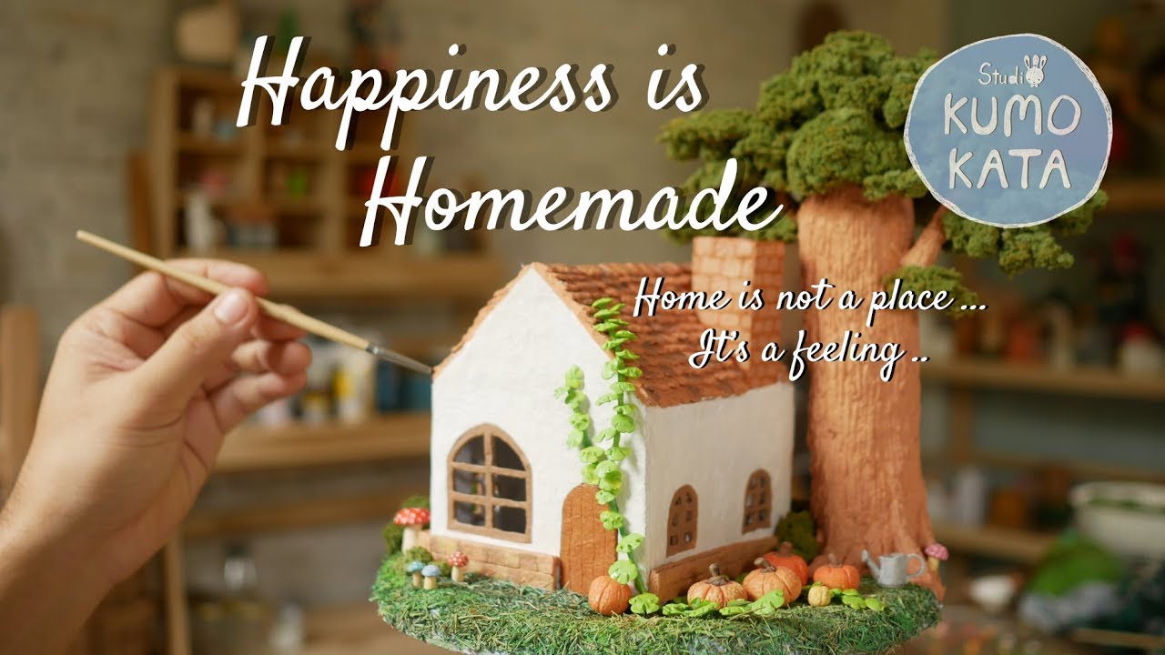 Paper Sculpture: ศิลปะงานปั้น (จากเศษกระดาษ): EP3: บ้านกระดาษโฮมเมด | Studio Kumokata
