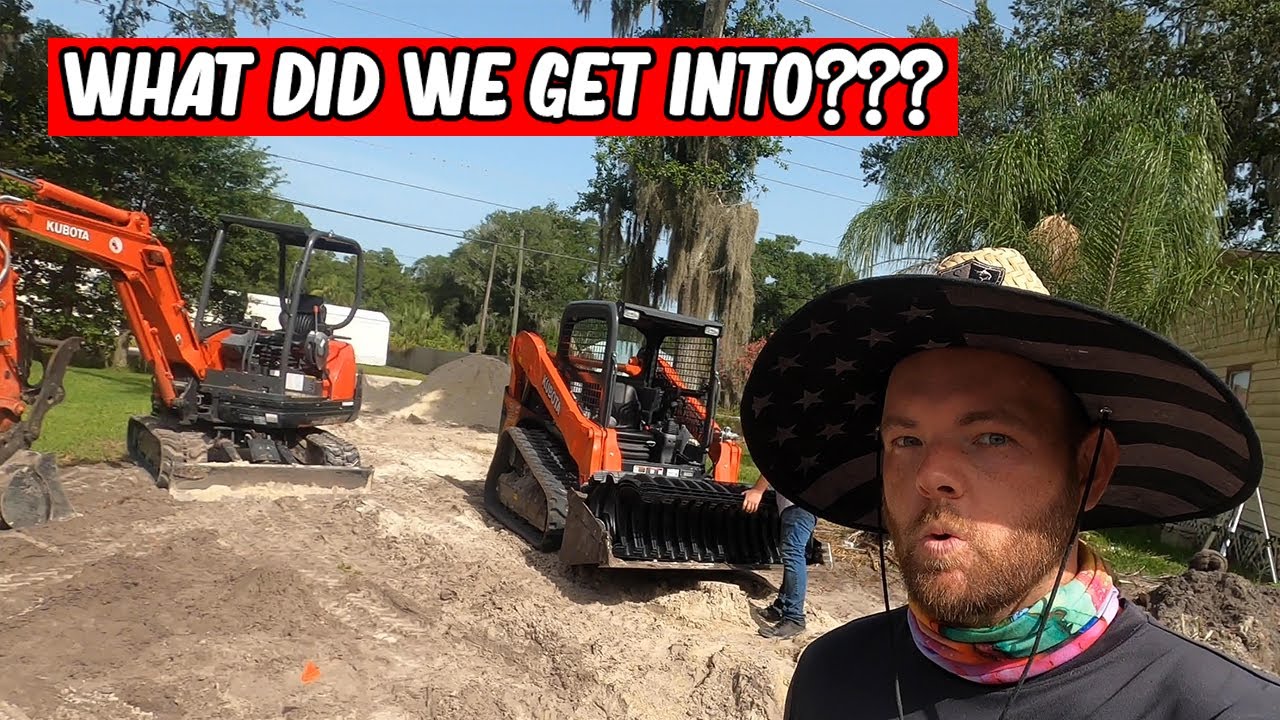 Cleaning up after a bad contractor | Drain field installation