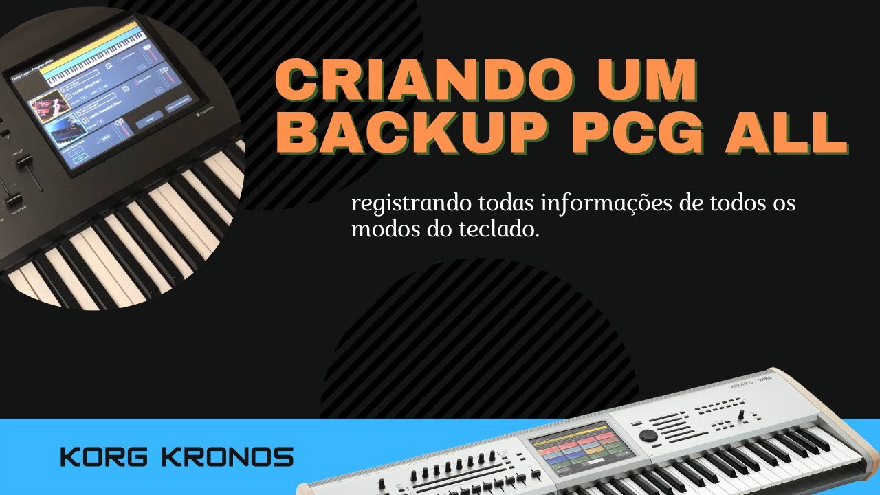 Korg Kronos Criando um Backup