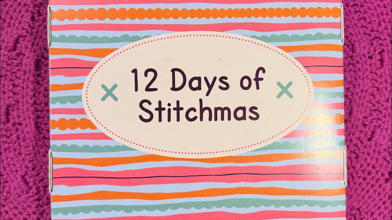 День 2/12 дней рождественского календаря Stitchmas 2025. Распаковка #BothyThreads #flosstube #adv...