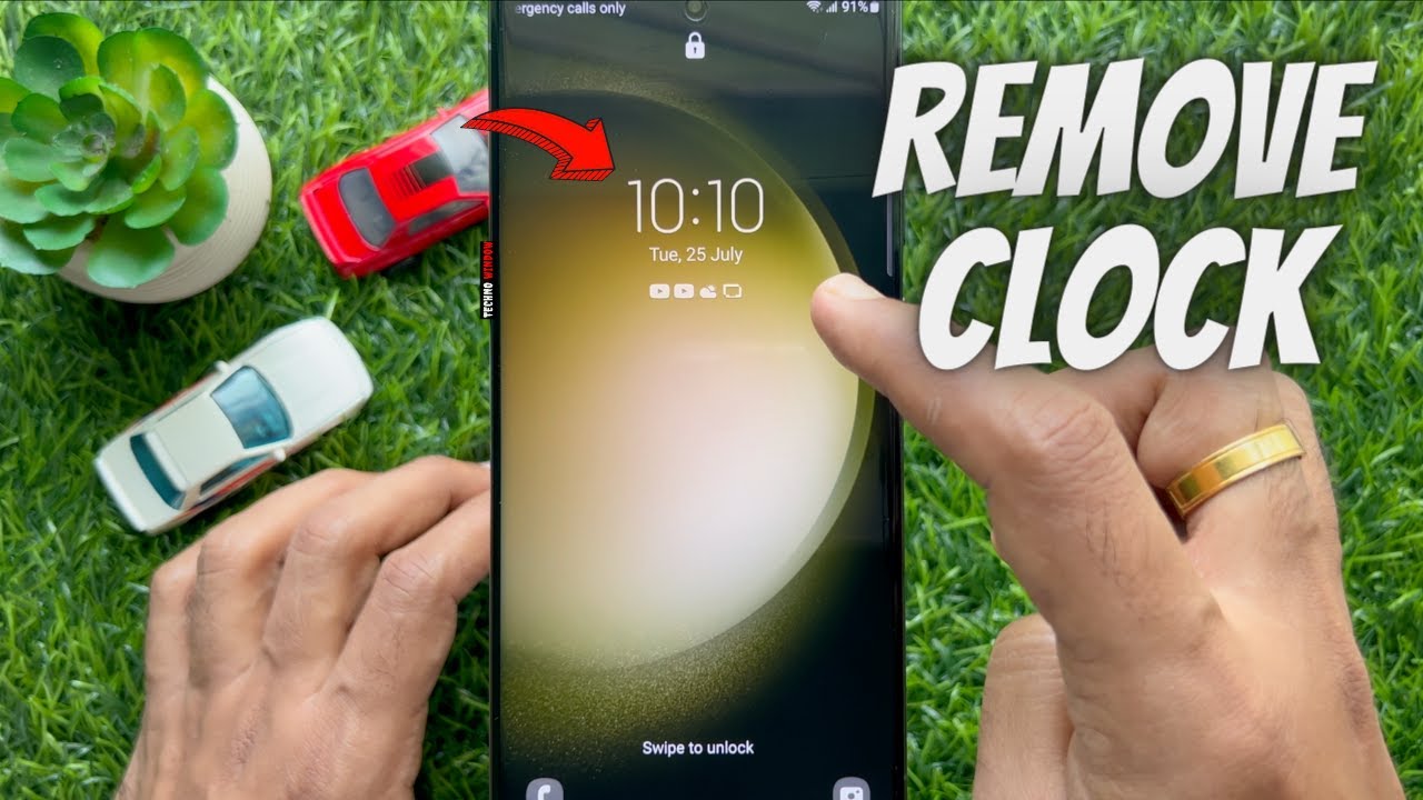 How to Remove Clock from Lock Screen on Samsung Smartphone