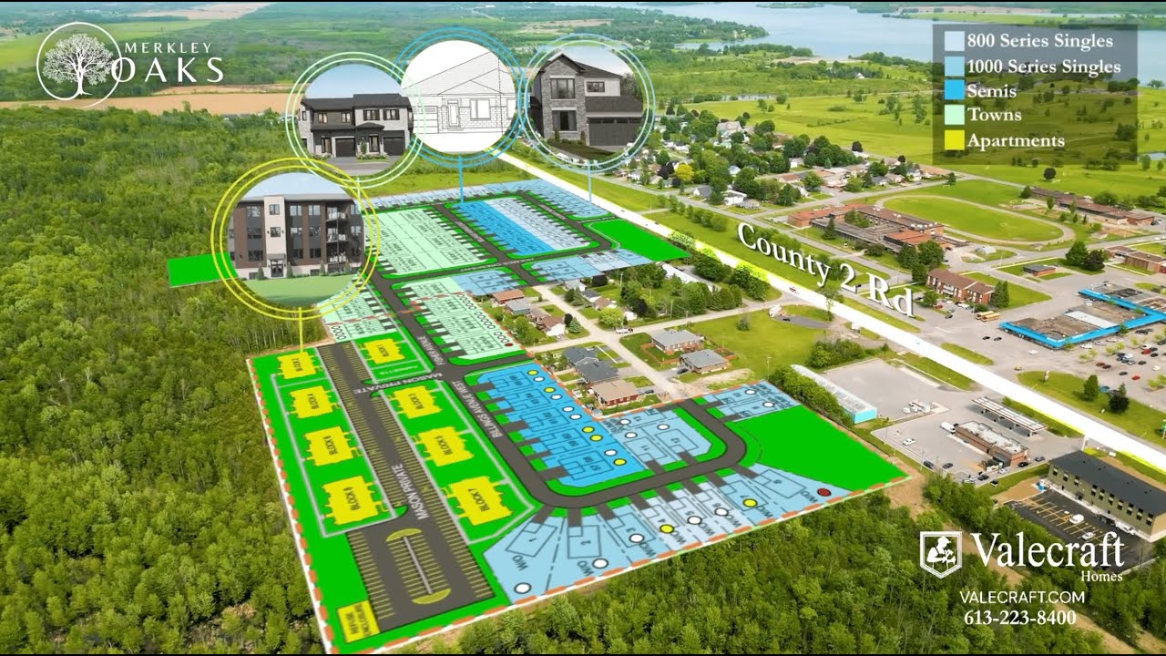 Merkley Oaks – New Homes along the St. Lawrence Seaway | By Valecraft