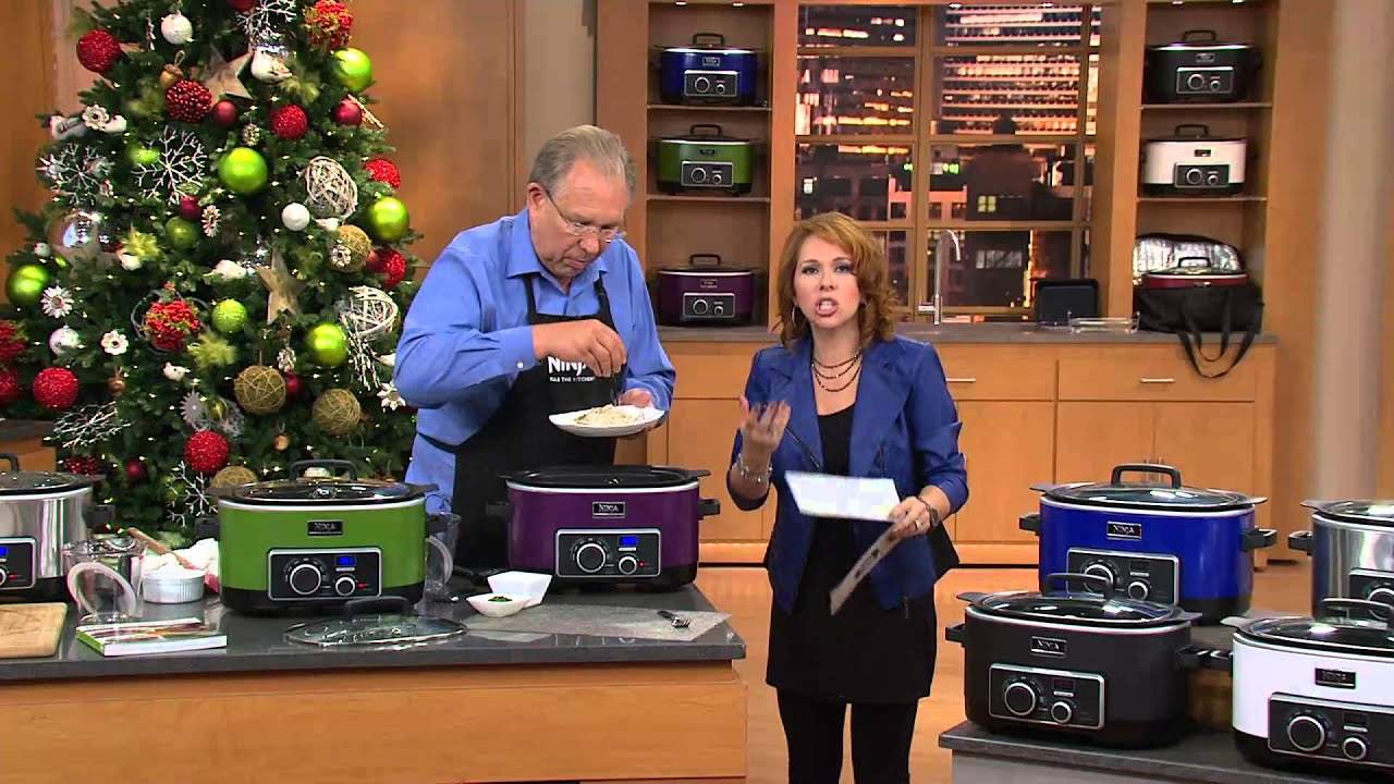 Ninja 4-in-1 6 qt. Multi-cooker w/Recipe Book & Travel Bag with Dan Wheeler