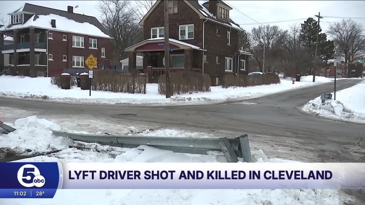Lyft driver shot, killed in Cleveland