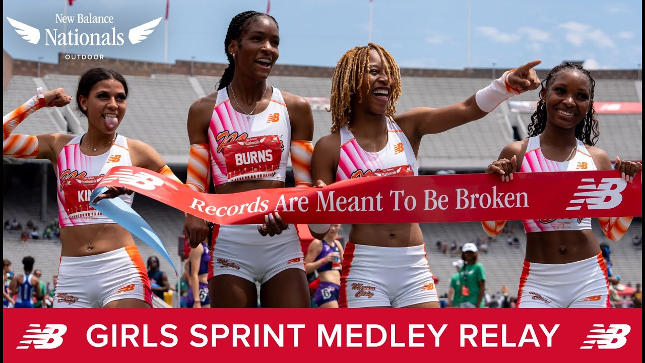 Girls 1600m Sprint Medley Relay - New Balance Nationals Outdoor 2024