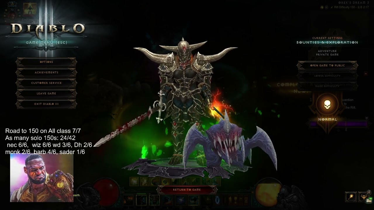 Diablo 3 Season 31 whirlwind rend barb 150 rank 2 gamer
