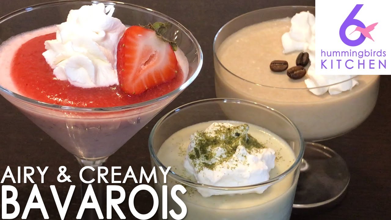 Airy & Creamy Bavarois 3-Ways ⎜Japanese Home Cooking w/Ingredients from American Supermarkets