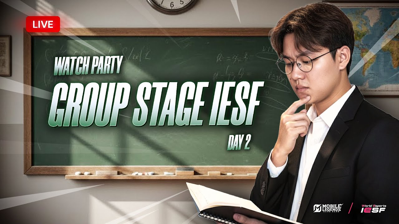 INDONESIA VS ROMANIA!!! IESF MLBB 2025 GROUP STAGE DAY 2 WATCH PARTYYY!!