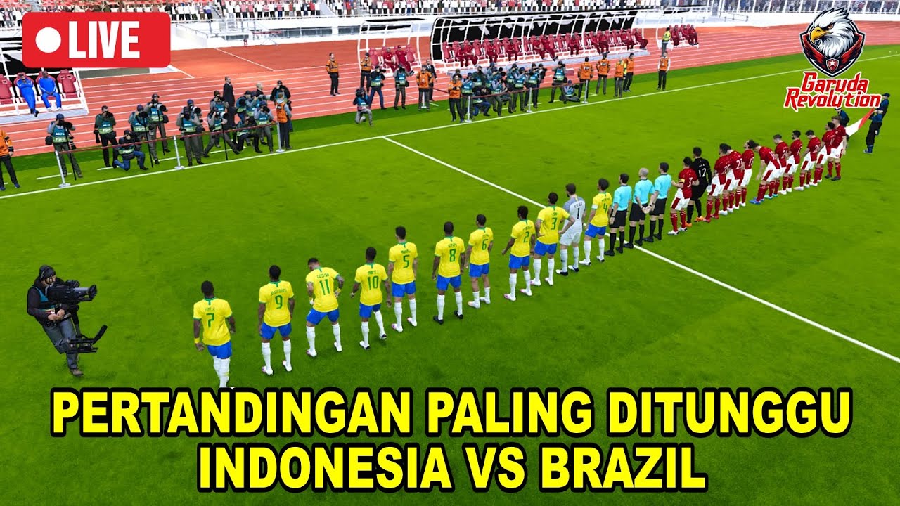 PERTANDIGAN PALING DINANTI‼️Indonesia Kedatangan Tamu Timnas Brazil