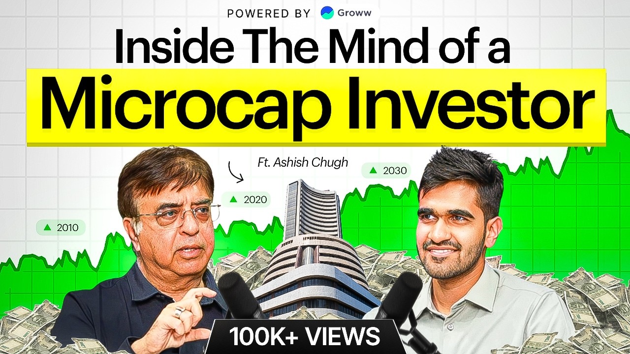 30+ Years of Microcap Investing Masterclass ft. Ashish Chugh | Kushal Lodha #343