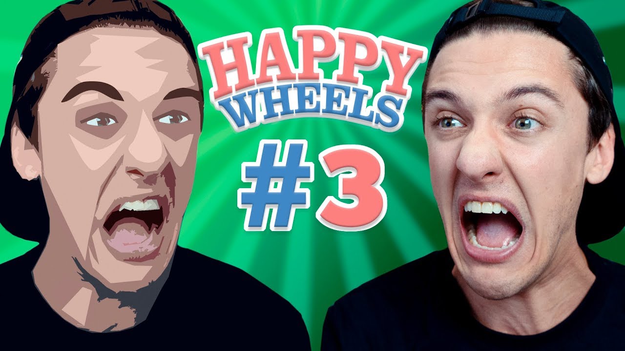 Spelar Mer Freaking HAPPY WHEELS! | #3