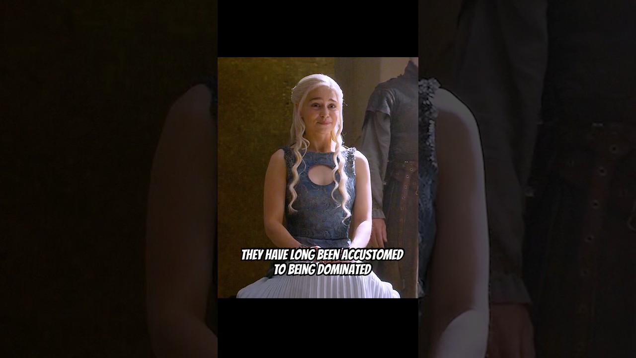 They have long been accustomed to being dominated.  #drama #foryou #series #gameofthrones #shorts
