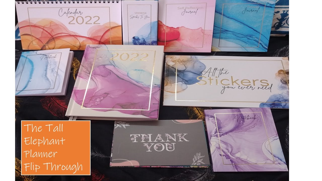 The Complete Flip Through of The Tall Elephant Planner cum Journal