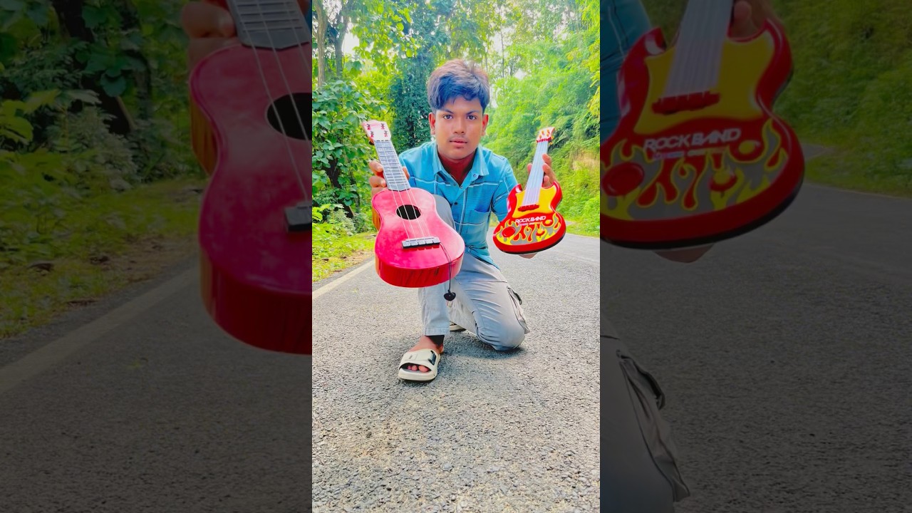 Mini Guitar Vs Big Size Guitar Unboxing And Sound Test |🎸🎶 Which One Is Best?