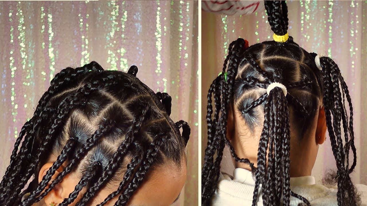 Simple Box Braiding Style Tutorial with Natural Hair