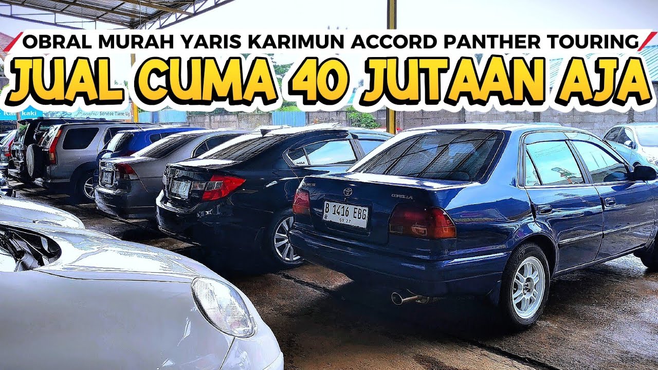 Nego Barbar‼️Cuma 40 Jutaan aja Mobil Bekas Kondisi Rapih Seger Yaris Karimun Crv Panther Touring 