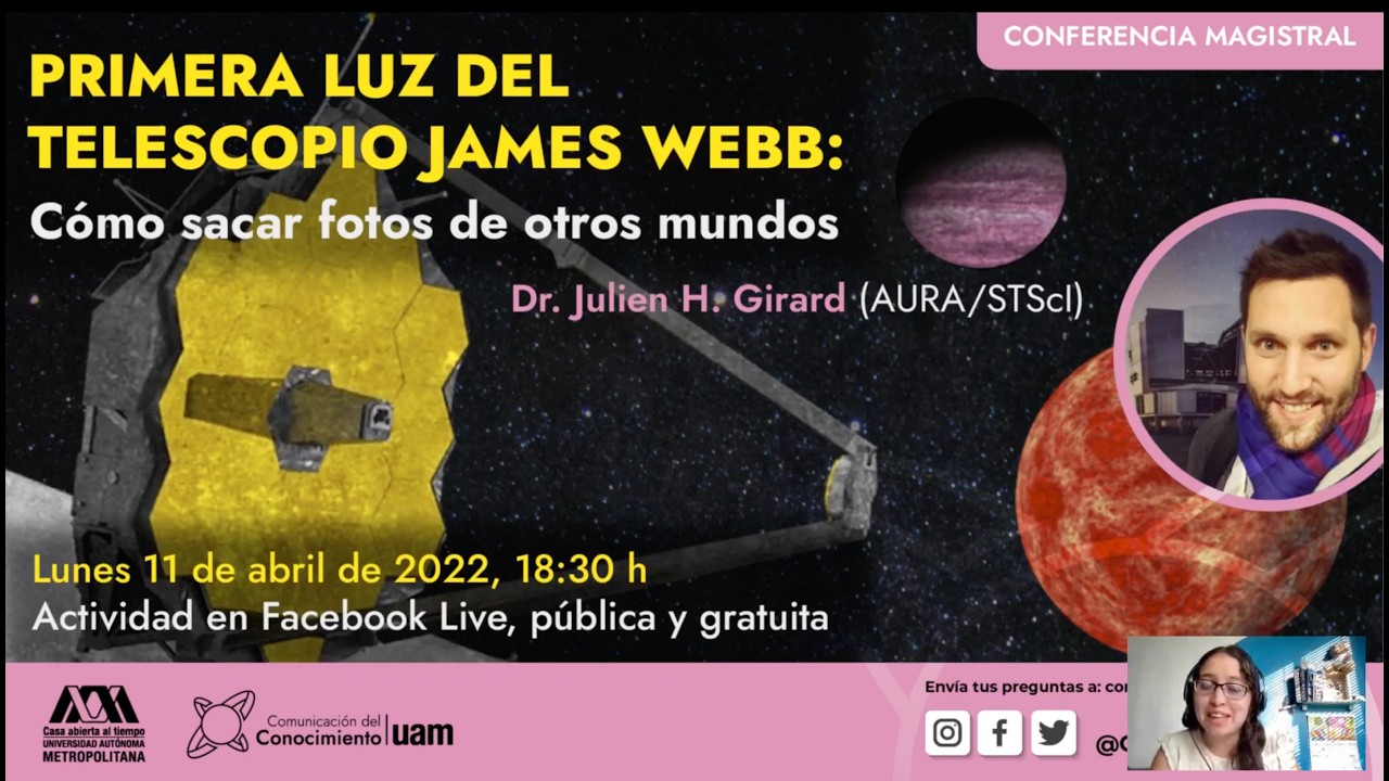 Primera luz telescopio James Web11Abr