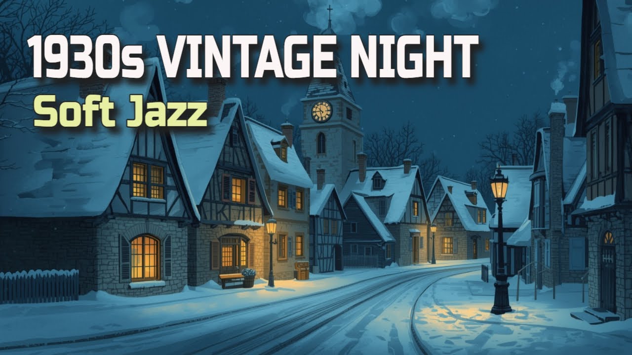 👉 1930s VINTAGE NIGHT WITH SOFT JAZZ PLAYING | SOFT JAZZ PLAYLIST