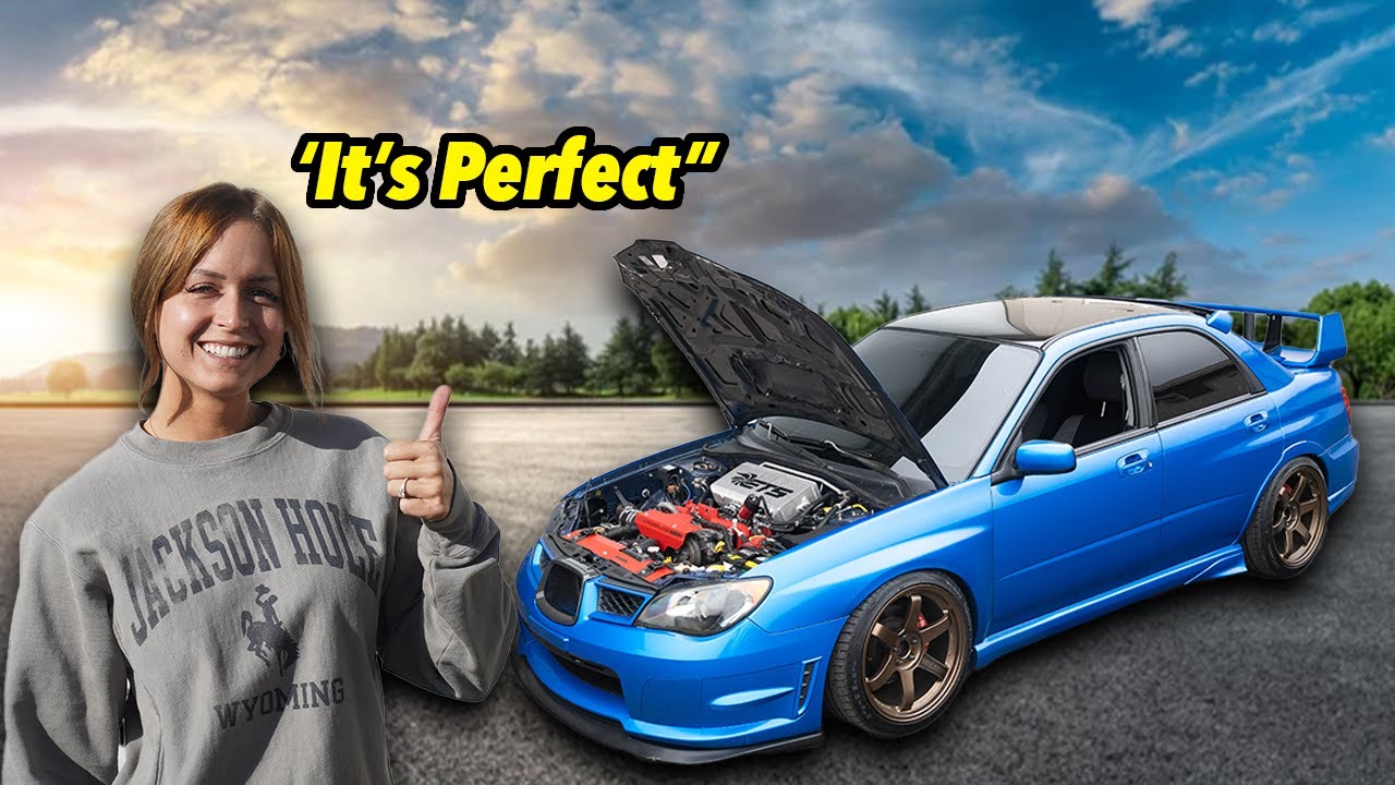 Реакция моей жены на мой Subaru WRX мощностью 415 л.с.!