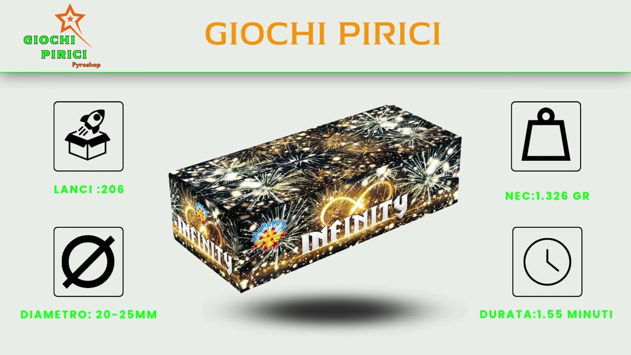 Infinity 206 Lanci Calibro 20 -25 mm
