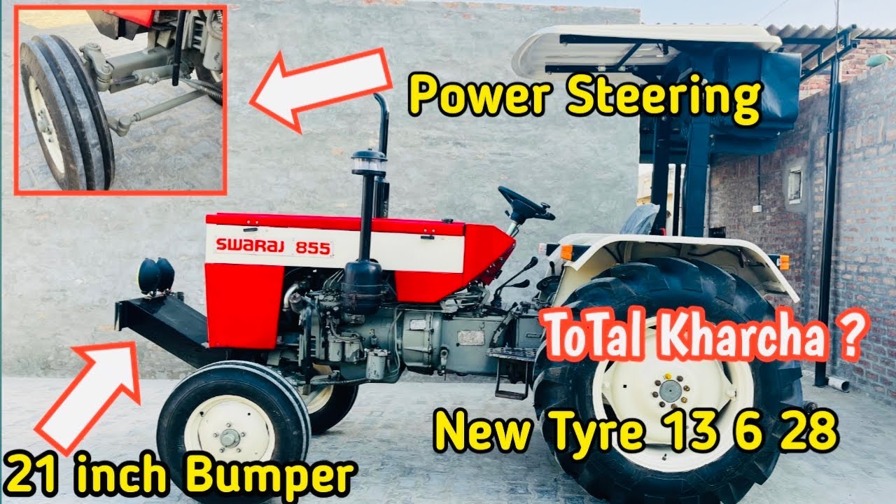 Swaraj 855 Old model | Power Steering,Bumper,Chattri | TOTAL KHARCHA | TRACTOR Craze.