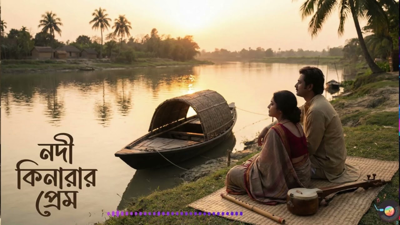 নদী কিনারার প্রেম | Nodi Kinarar Prem | Bengali Bhatiyali Folk Duet Song